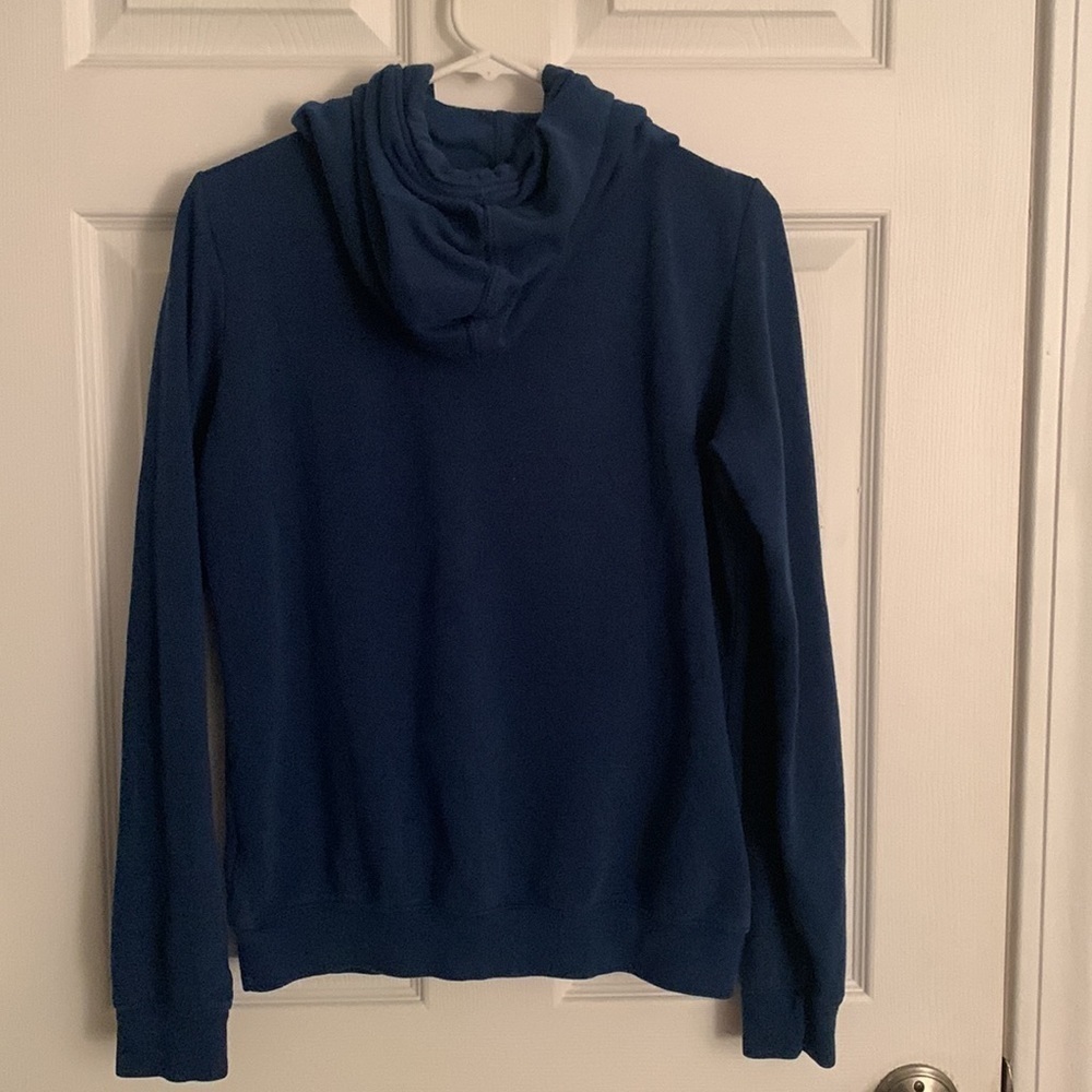 Nike  Funnel Fleece Blue Hoodie/Sweatshirt Size M #570 - Picture 6 of 12